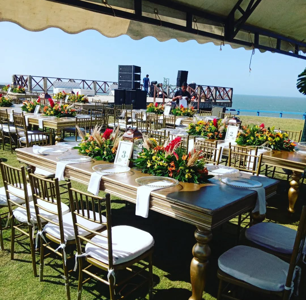 Decoración floral para eventos